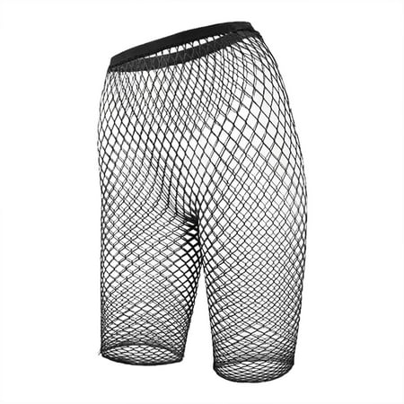 

qazqa women s fashion hollow out see through mid calf fishnet socks bottoming socks (middle to big net)