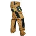 thumbnail image 4 of JuicyTrendz Men’s Tactical Work Pants – Utility Safety Cargo Trousers for Construction, Durable & Multi-Pocket Khaki W34 x L32, 4 of 6
