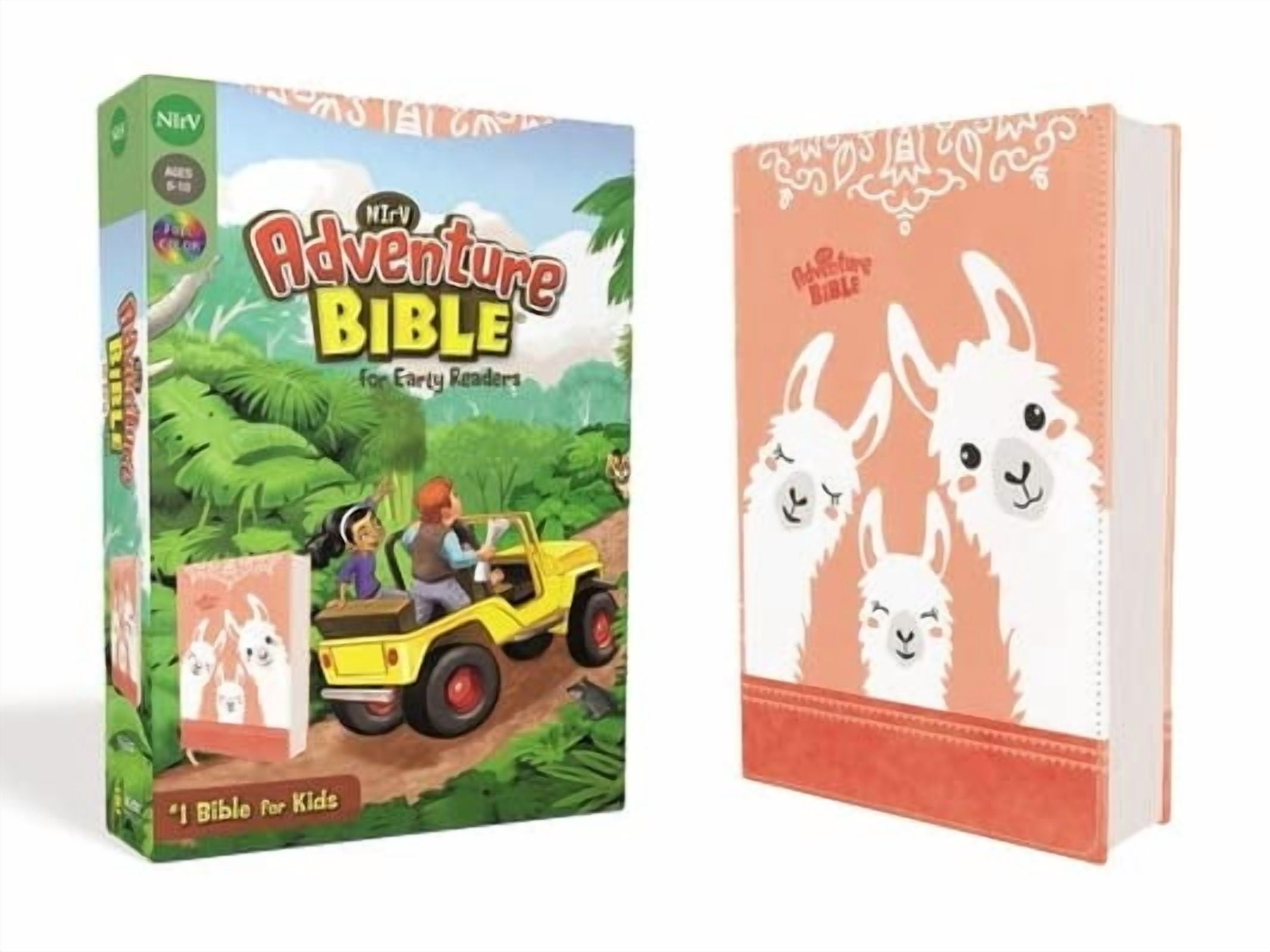Adventure Bible Nirv, Adventure Bible for Early Readers, Leathersoft, Coral, Full Color, (Hardcover)