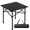 Black, variant on CASEMIOL Folding Camping Table, Outdoor Dining Table, Portable Roll up Table w/Carrying Bag, Foldable Aluminum Table for Picnic, Grill, Fishing, Beach, 220 lbs Capacity, 2-4 People