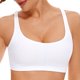 thumbnail image 1 of Sostén Deportivo CRZ YOGA para Mujer, Soporte Ligero, Tirantes Cruzados, Blanco, Talla XL, 1 of 7
