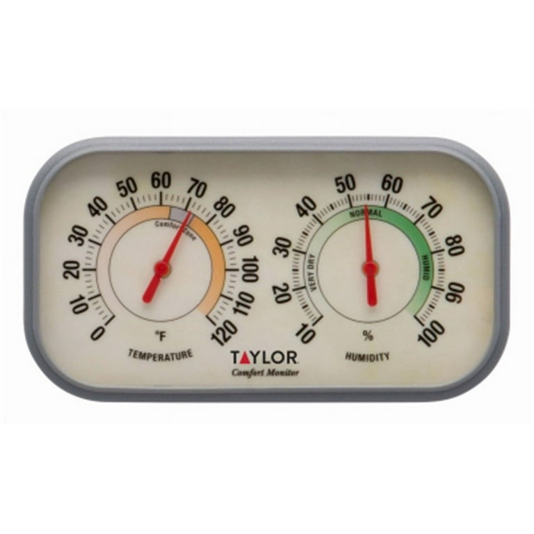 Precision Analog Thermometer & Humidity Gauge™