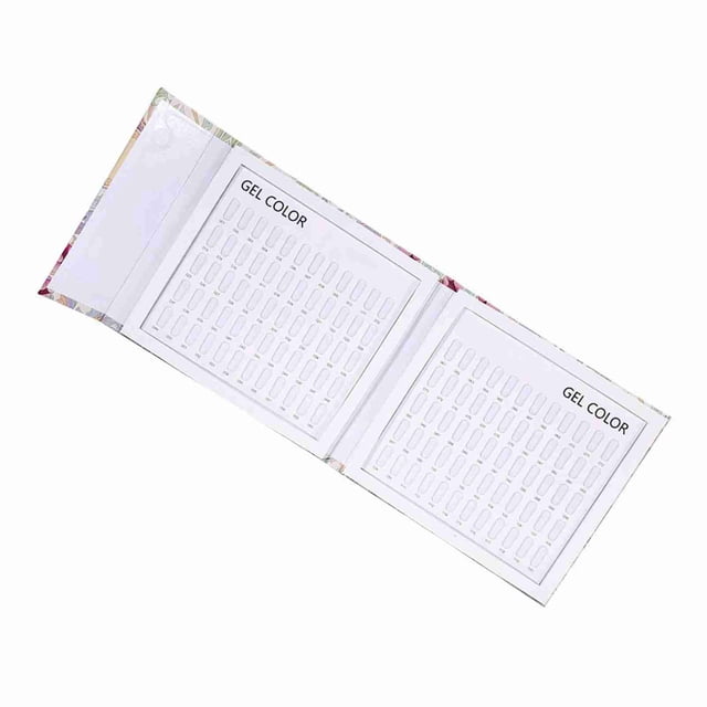 Nail Nail Color Display Chart Book Nail Polish Gel Color Display Card Nail Art Showing Board Stripes