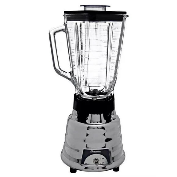 LICUADORA 2VEL 1.25LT VASO VIDRIO CLASICA METAL CROMADO BRILLANTE OSTER Oster M450-20/