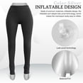 thumbnail image 3 of OUNONA Maniquí Inflable Plata Para Exhibición De Medias Y Leggings Con Moderno, 3 of 8