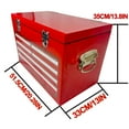 thumbnail image 6 of Yakimoto Nostalgia Series 21 Qt. Retro Metal Cooler, Portable Industrial Toolbox Ice Chest for Camping, Tailgating, and Picnics, Red, 6 of 11