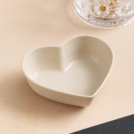 

Hadanceo Sauce Bowl Heart-shaped Food Grade Snack Plate Storage Useful for Kitchen