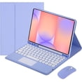 thumbnail image 1 of Funda con teclado táctil para Samsung Galaxy Tab S10 Lite/ S10 FE/ S9 FE de 10,9 pulgadas/Tab S9 de 11 pulgadas, con ratón - Teclado Bluetooth táctil magnéticamente desmontable, 1 of 8
