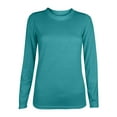 thumbnail image 2 of Felirenzacia Cotton Long Sleeve Tee Shirts for Women Slim Fit Pullover Basic Crewneck Tops, 2 of 4
