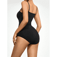 thumbnail image 3 of 3 pieces Womens Shapewear Tummy Control Scoop Neck Sculpting Bodysuit, Sizes S to 5XL, Style, 3 of 19