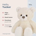 thumbnail image 2 of Oso de peluche Bearington Tucker, color blanco roto, 28 cm, 2 of 6