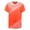B Orange, variant on Haitryli Kids Boys Soccer Jersey Sports Shirt Quick Dry Fit Short Sleeve T-Shirt Breathable Athletic A Fluorescent Green XS