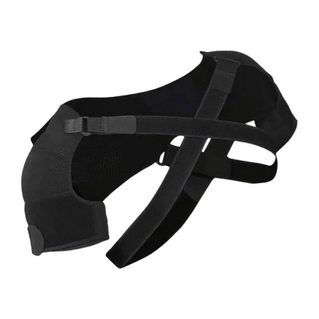 Double Shoulder Brace Protector Men & Women Shoulder Support Adjustable Bandage Chest Harness M