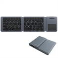 thumbnail image 1 of Teclado Táctil Inalámbrico Bluetooth Portátil, Teclado Inalámbrico Triple Plegable y Recargable para PC, Portátil y Tableta., 1 of 5