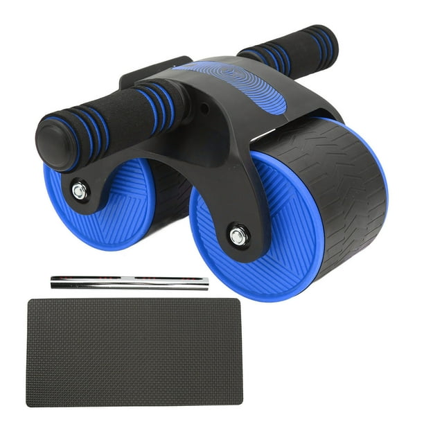 Rueda abdominal con soporte triangular Rueda deportiva de fitness para gimnasio en casa Equipo de fitness Azul