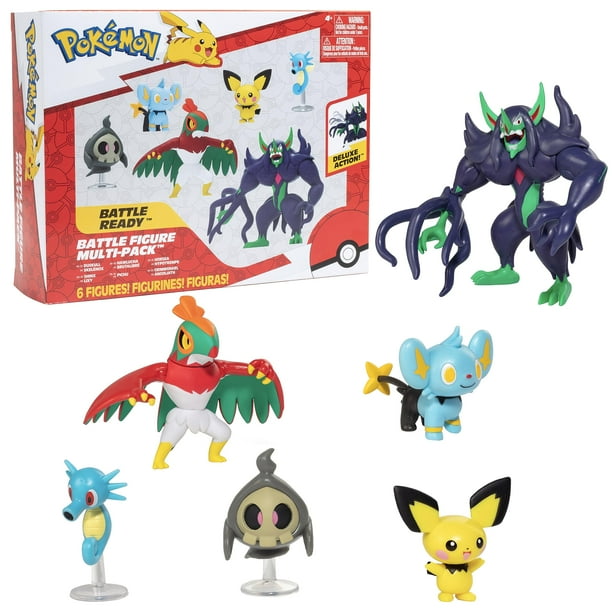 Juego de figuras Pokémon Battle Ready con Grimmsnarl de 11,4 cm, 6 unidades