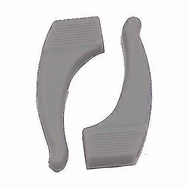 10 Ps Silic Ear Hooks Anti-slip H Tips Sleeve Retainer For Glasses Sunglasses, Grey