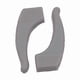 thumbnail image 1 of 10 Ps Silic Ear Hooks Anti-slip H Tips Sleeve Retainer For Glasses Sunglasses, Grey, 1 of 3