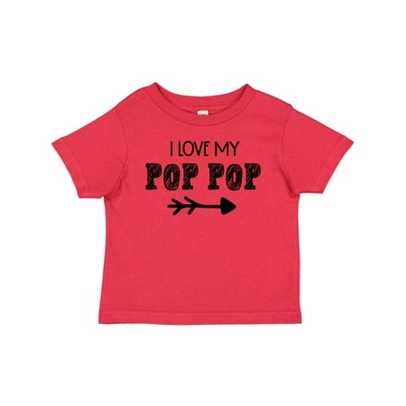 

Inktastic I Love My Pop Pop with Arrow Gift Baby Boy or Baby Girl T-Shirt