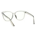thumbnail image 3 of Blue Light Filtering Lens Clear Glasses Women's Oversized Butterfly UV400 Gray, 3 of 4