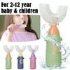 Children's U-shaped Toothbrush Thorough Cleansing Baby Soft Infant Tooth Teeth Clean Brush Baby Oral Health Care