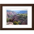 thumbnail image 2 of Hard to Get To Canyon Southwestern Art Figurative Landscape Cowboy Men Framed Print Wall Art by Jack Sorenson Sold by Art.Com, 2 of 2