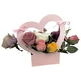 thumbnail image 5 of Hollow Heart Shape Flower Packaging Box Handy Decorative Elegant DIY Flower Basket Holiday Supplies, 5 of 8