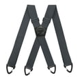 thumbnail image 4 of Army green Suspenders for Men: 1.5-Inch Wide, Sturdy Clips, X-Back, Adjustable Elastic Heavy Duty Men's Suspenders for Work Pants/Jeans, 4 of 15