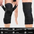 thumbnail image 3 of 1 pair of knee compression sleeves for men and women, sports joint pain relief, running, basketball, 3 of 6