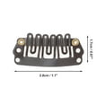 thumbnail image 3 of Unique Bargains 20 Pcs U Shape Snap Hair Extension Clips for Hair Extension Deep Brown, 3 of 5