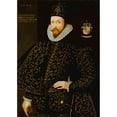 thumbnail image 2 of Anonymous 14x18 Black Ornate Wood Framed Double Matted Museum Art Print Titled - Sir William Brereton (1579), 2 of 5