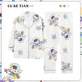 thumbnail image 1 of Conjunto de pijama con estampado de Sanrios para niños, cárdigan bonito de dibujos animados, My Melody, Kuromi, Pochacco, ropa Kawaii de manga larga, regalo para niños, 1 of 4