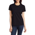 thumbnail image 2 of Hanes SL04 T-Shirt Nano-T pour Femmes Taille Grand, Noir, 2 of 4