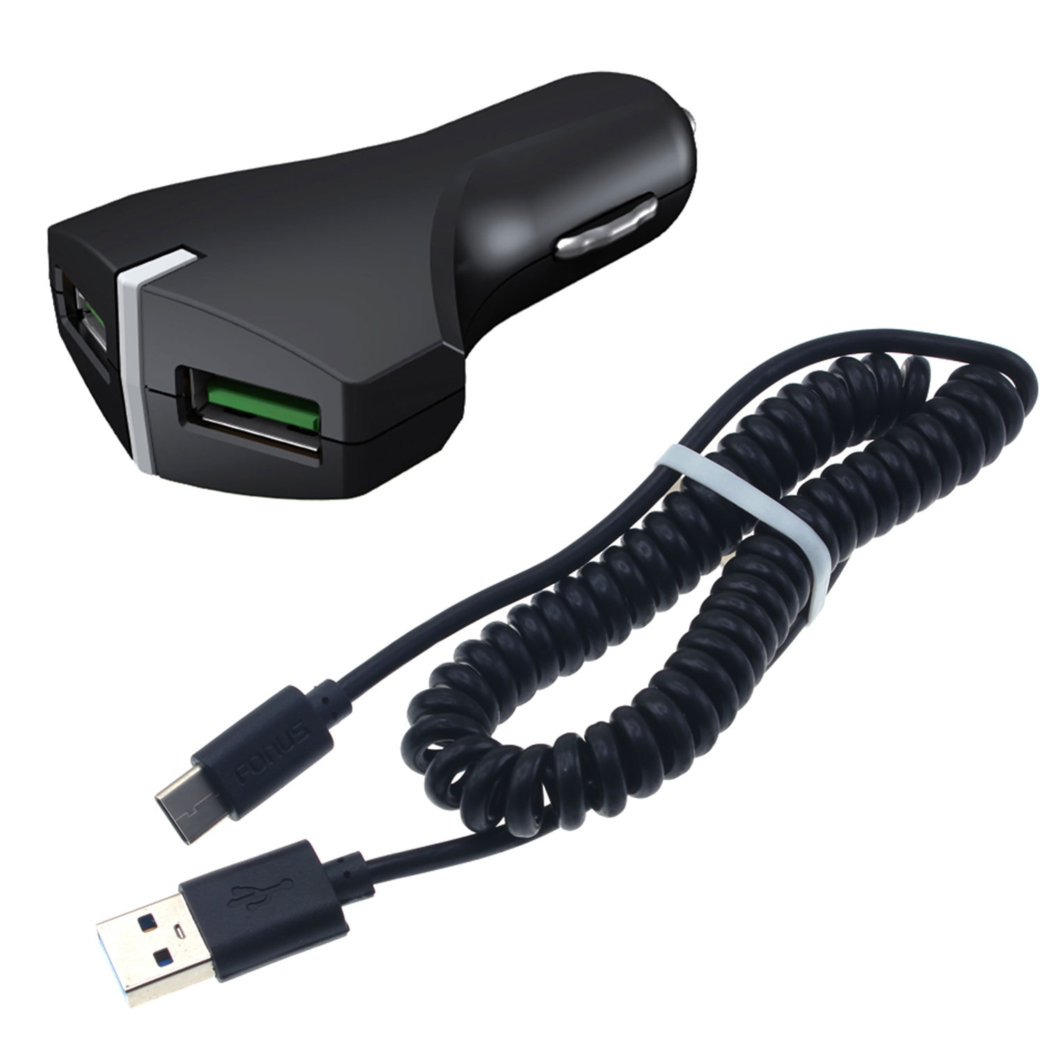 36W Fast Car Charger for Google Pixel 6 and 6 Pro Phones 2Port USB