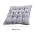 thumbnail image 2 of 1 PC 15.74 x 15.74 Inches Square Chair Cushion Seat Cushion with Anti-skid Strap Indoor and Outdoor Sofa Cushion Cushion Pillow Cushion for Home Office Car,Orange, 2 of 5