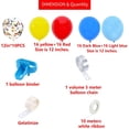 thumbnail image 2 of Jinsinto Blue Light Blue Balloon Arch Kit Colorful Latex Confetti Balloons For Wedding, 2 of 2