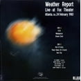 thumbnail image 2 of Weather Report - Live at Fox Theater, Atlanta, GA, February 24 - Vinyl, 2 of 2