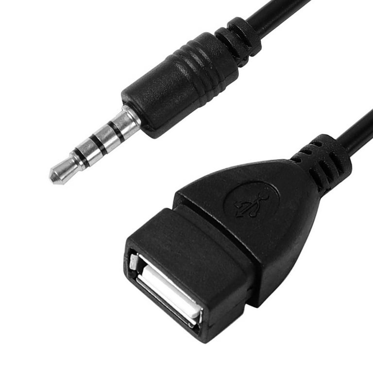 Unique Bargains Male AUX Audio Jack to USB Female