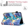 thumbnail image 4 of Case for Kindle Fire 7 inch 2019 Cover for Kindle Fire 7 7th/5th Gen 2017/2015, Allytech Shockproof PU Leather Folding Stand Cover with Pencil Holder Card Slots for Fire 7 9th Gen 2019, Palm Leaves, 4 of 6