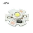 thumbnail image 3 of Uxcell 3W 280lm 6000-6500K 20mm 5VDC COB LED Light Chip Beads Bombilla de Ahorro de Energía Blanca 5 Paquete, 3 of 5