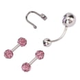thumbnail image 2 of Cartilage  Jewelry, Stainless Steel  Stud Jewelry  For Navel, 2 of 8