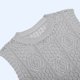 thumbnail image 5 of Chaleco de punto con aberturas para hombre: prenda sin mangas con cuello redondo, diseño moderno, combina con leggings/vaqueros, tallas S-XXL, 5 of 8