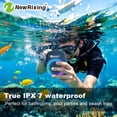 thumbnail image 4 of Portable Bluetooth Speaker with RGB Lights, 8W Stereo Sound Deep Bass Wireless Outdoor Speaker, TWS & TF Card Support, Cycling Speaker with Buckle, 4 of 15