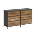 thumbnail image 4 of Sauder Boulevard Cafe Industrial 6-Drawer Dresser with Metal Frame, Black Finish, 4 of 11