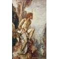 thumbnail image 2 of Moreau, Gustave 12x18 Black Ornate Wood Framed with Double Matting Museum Art Print Titled - Promethee - The Torture of Prometheus, 2 of 4