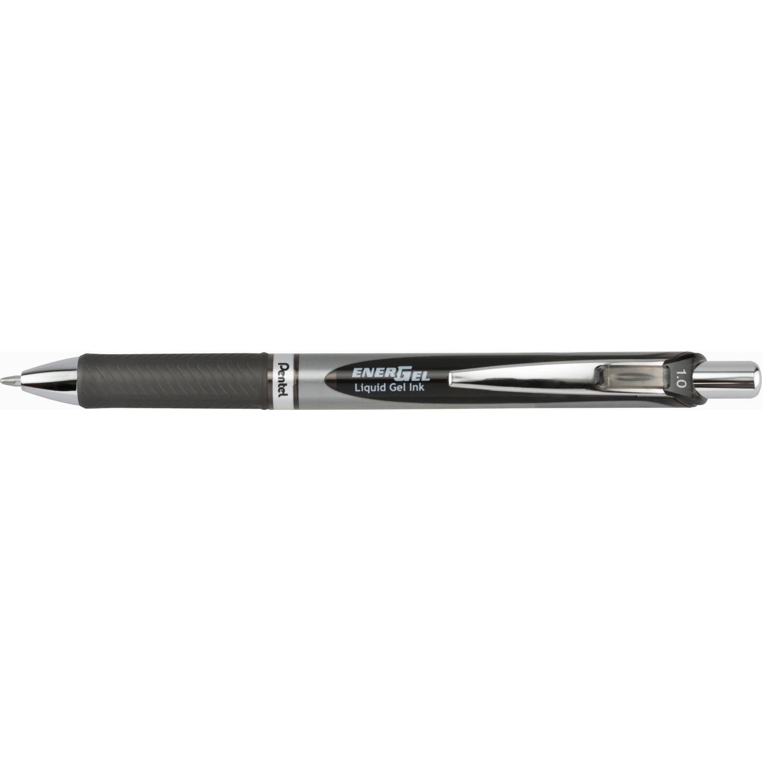 Pentel EnerGel 0.3mm Retractable rollerball gel pen BLN73 BLACK x 10 pens 