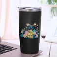 thumbnail image 3 of 20oz Powder Coated Easter Tumbler with Telescopic Straw, Insulated Travel Mug, [Easter Theme] Print, 3 of 6