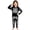 Z-14Black28, variant on Gunia Kids Halloween Pajamas Skeleton Print Long Sleeve Pajama Soft Cosy 2 Piece Outfit Pjs Jammies Black 9-10 Years