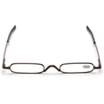 thumbnail image 3 of ZUVGEES Easy Carry Mini Compact Slim Reading Glasses—Lightweight Portable Readers with w/Pen Clip Tube Case, 3 of 6