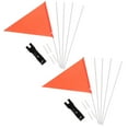 thumbnail image 2 of Shisuyan 2 Sets Rear Bike Safety Flags Bike Advertising Flag Cycling Safety Flag Bike Flags, 2 of 8